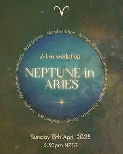 Products: Neptune in Aries a live guided workshop - Journals. Self-discovery. Astrology. Connection. Workshops. Purpose