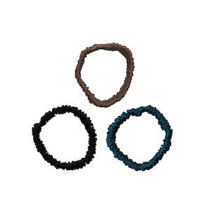 Mia Silk Scrunchies - After Work (Pack of 3)