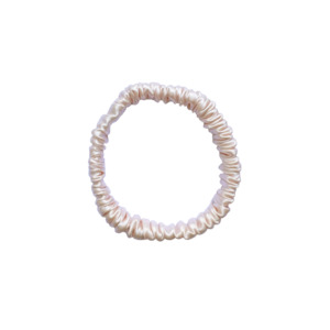 Scrunchies: Mia Silk Scrunchie in Candyfloss