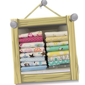 Butternut flat flannel nappies...