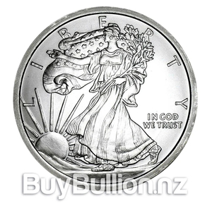 Products: 1 oz 99.9% Silver Walking Liberty Round BuyBullion.nz