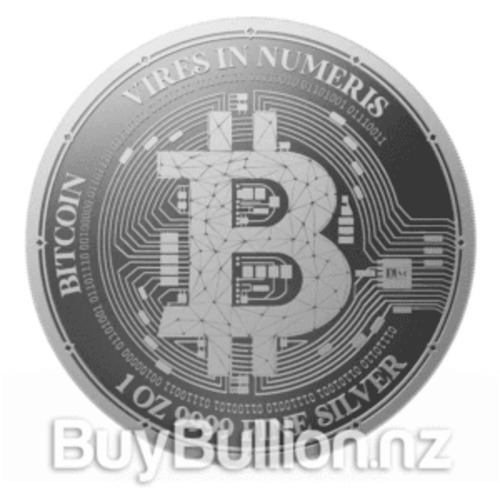1 oz 99.99% Silver Niue Bitcoin Coin BuyBullion.nz