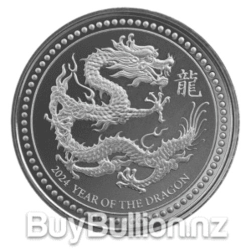 Products: 1/2 oz 99.9% Silver Samoa Year Of The Dragon Proof Like Coin 2024 BuyBullion.nz