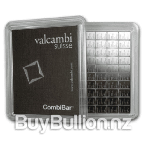 Products: 1 gram 99.99% Silver Valcambi Bar (100) BuyBullion.nz