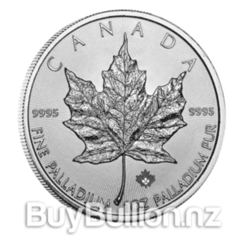 Products: 1 oz 99.95% Palladium Maple Leaf Coin BuyBullion.nz