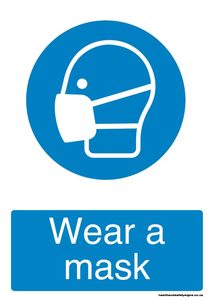 Home / ACM signs / PPE gear signs / Wear a mask