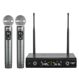 Frontpage: Dual Handheld Wireless Mic Set PTU-52-2H - Phenyx Pro