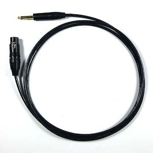 Install TS Mono Jack to XLR Female Cables