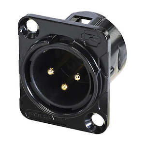 Xlr Connectors: Rean 3 Pin Male Chassis XLR