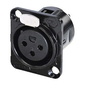 Xlr Connectors: Rean 3 Pin Female Chassis XLR