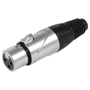 Xlr Connectors: Economical Female Cord XLR 3 Pins