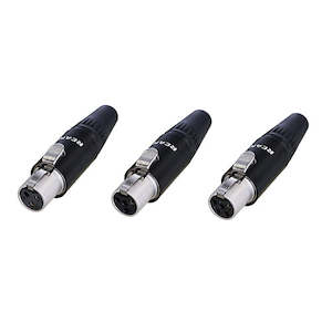 Mini XLR Female Cable Connectors