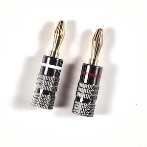 Speaker Connectors: Speaker Cable Banana Plug Connectors (pair)