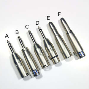Audio Adaptors: XLR to Jack Audio Adaptors