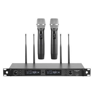 Dual Handheld Diversity Wireless Mic Set PTU-2U-2H - Phenyx Pro