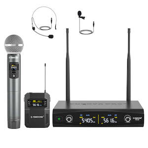 Wireless Microphones: Combo Wireless Mic Set PTU-52-1H1B - Phenyx Pro