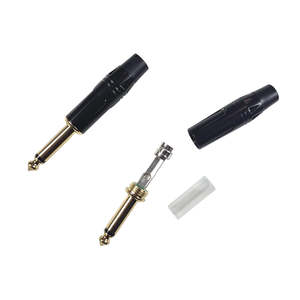 Jack Connectors: Gold Plated 1/4" Guitar Jack Plug