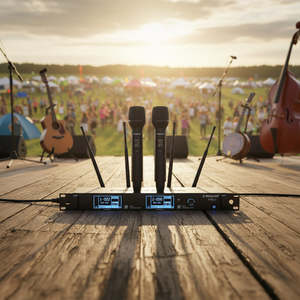 Phenyx Pro: Dual Handheld Diversity Wireless Mic Set | Phenyx Pro PTAU-2-2H