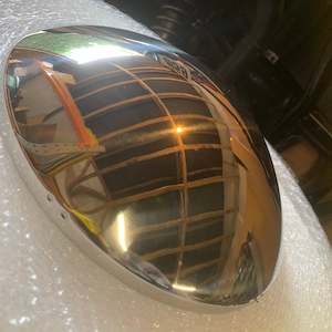 Baby Moon Hubcap in Polished Stainless, LATE