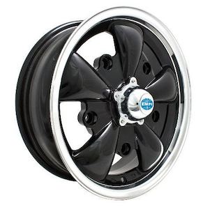 WHEELS GT-5-Spoke EMPI 5.5 X 15 (5X205) GLOSS BLACK 9690