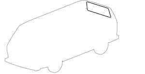 REAR WINDOW SEAL, CAL LOOK -T25 1979 to 1992