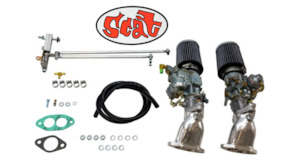 Scat: SCAT Super Dual Carburetor Kit