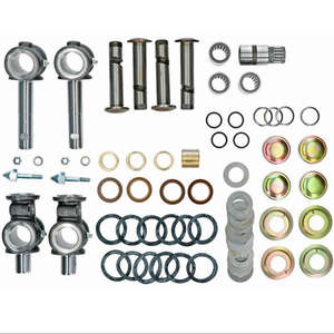 Type 2 Split: King and link pin kit, complete - Split Kombi 1963 to 1967