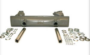 Jp Group: EXHAUST KIT, TWIN PIPE - Beetle/Ghia 1962 to 1986