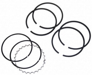 Piston ring set, 77.5mm (2.5x2.5x4)