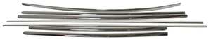 Body Trim, Stainless Steel, 7PCE, Beetle 1952-62