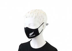 All Blacks: Youth Antibacterial Face Mask - All Blacks