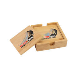 Emirates Team New Zealand: Bamboo Coaster Set