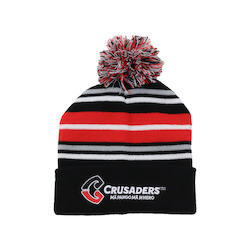 Super Rugby: Crusaders Pom Pom Beanie