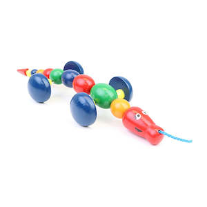 Toys: Elle-Gator Wooden Pull Along Toy
