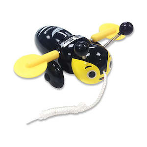 Toys: All Blacks Buzzy Bee Wooden Pull Along Toy