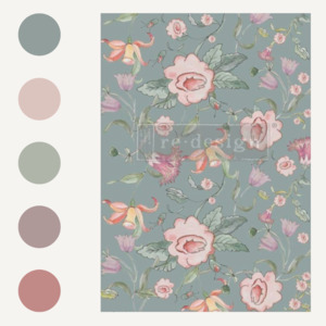 Redesign With Prima Decoupage Papers: DECOUPAGE FIBER PAPER - ANNIE SLOAN -  SWEDISH POSY