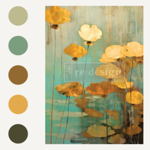 Redesign With Prima Decoupage Papers: DECOUPAGE FIBER PAPER - ETERNAL LOTUS