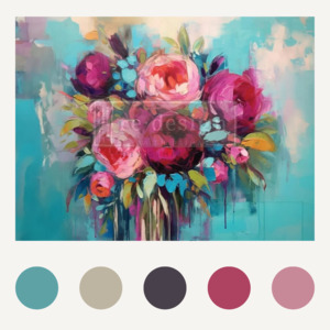 DECOUPAGE FIBER PAPER - BURST OF COLOR