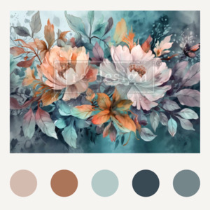 Redesign With Prima Decoupage Papers: DECOUPAGE FIBER PAPER - FLORAL DREAM