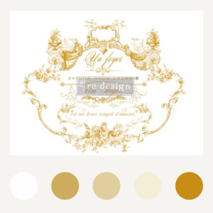 Sale Transfers: DECOR TRANSFER® - LOVELY SCRIPT - GOLD