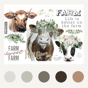 DECOR TRANSFER® - GOLDEN  FIELDS FARM