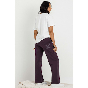 Home Lee: Avenue pant plum tonal x
