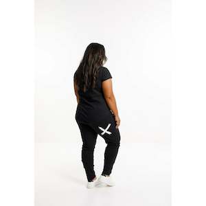 apartment pant black single white x