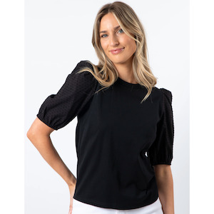 Sweatshirts And Tee Shirts: Eloise Tee Shirt black