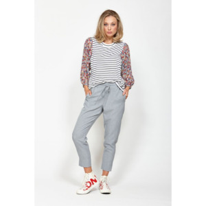 Sweatshirts And Tee Shirts: savvy pant steel blue