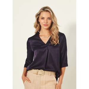 Fatima top Navy (Last one size 10)
