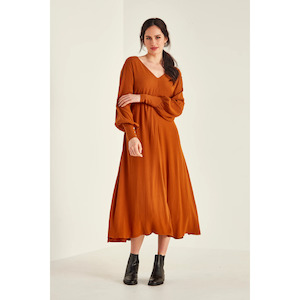 Lemon Tree: lucia dress cinnimon (size 14)