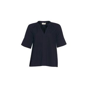 Madly Sweetly: side swipe top navy (Last one size 12)