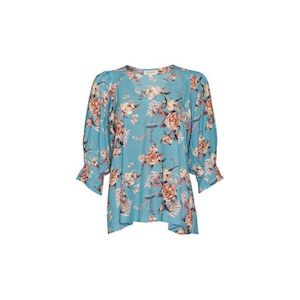 Madly Sweetly: Peony Princess top Blue Multi