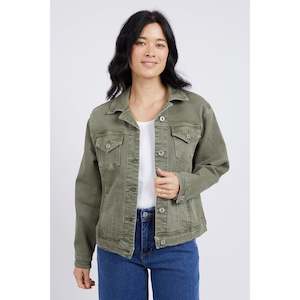 Jackets: Tilly denim jacket clover (Size 10 / fits size 10/12)